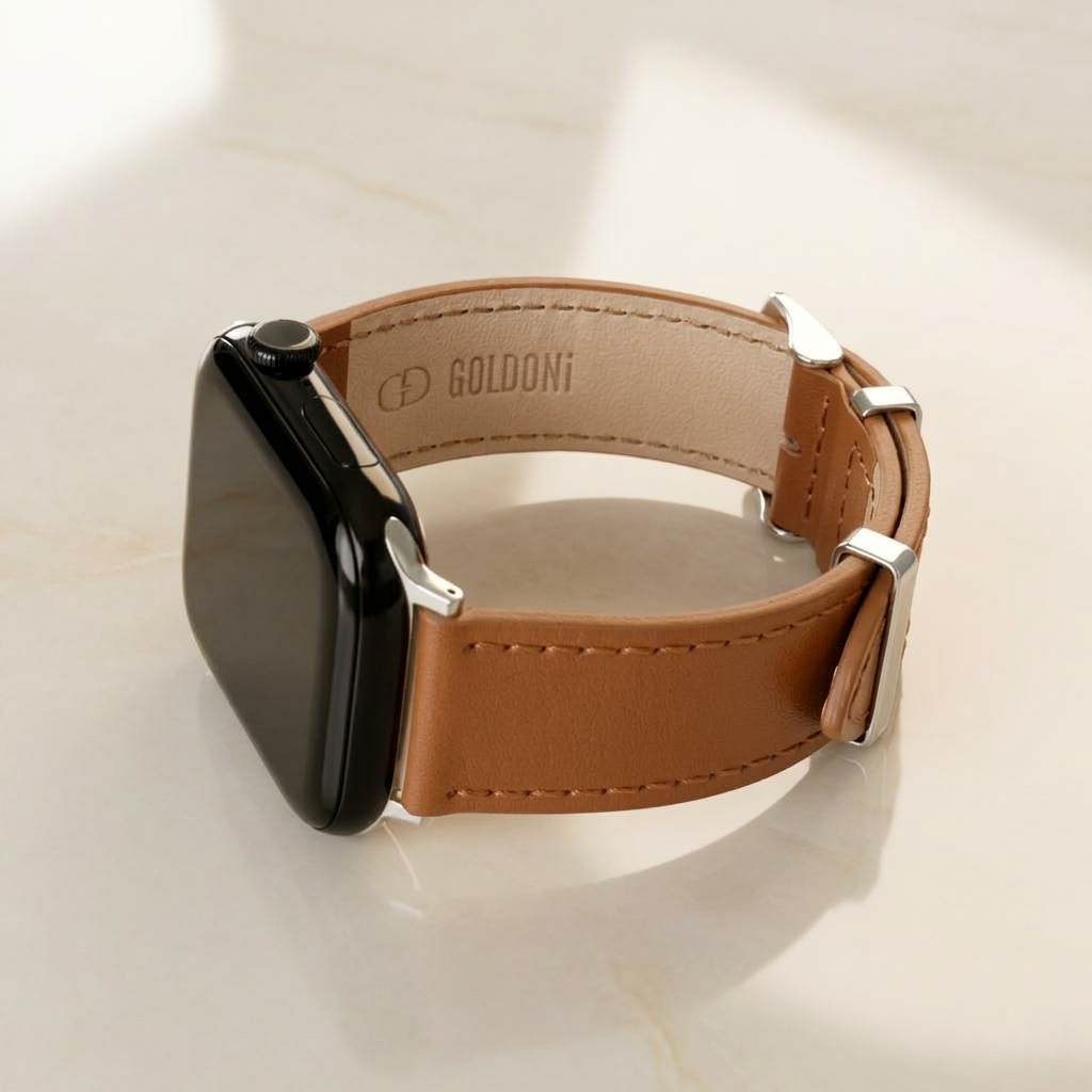 Watch Uyumlu Hakiki Deri Kordon – Premium Gerçek Deri Kayış –  Camel Prestige - TABA  - EL YAPIMI - YERLİ ÜRETİM
